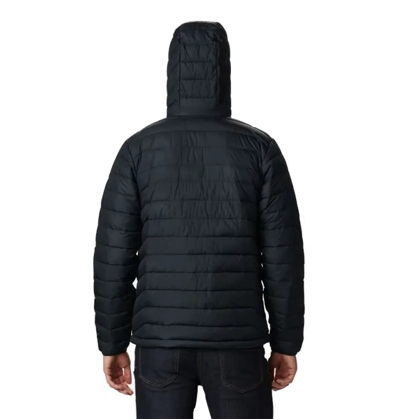 Columbia Men's Powder Lite Hooded Jacket in Black-1